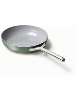 Caraway Nonstick Ceramic Frying Pan 2.7 qt 10.5" Non Toxic PTFE & PFOA Free Oven Safe & Compatible with All Stovetops Gas Electric & Induction Sage - BNYXG0A72