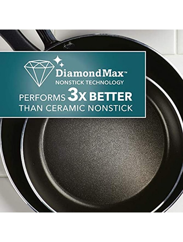 Farberware Cookstart Aluminum DiamondMax Nonstick Jumbo Cooker Chef's Pan 6-Quart Silver - BMIY337UU