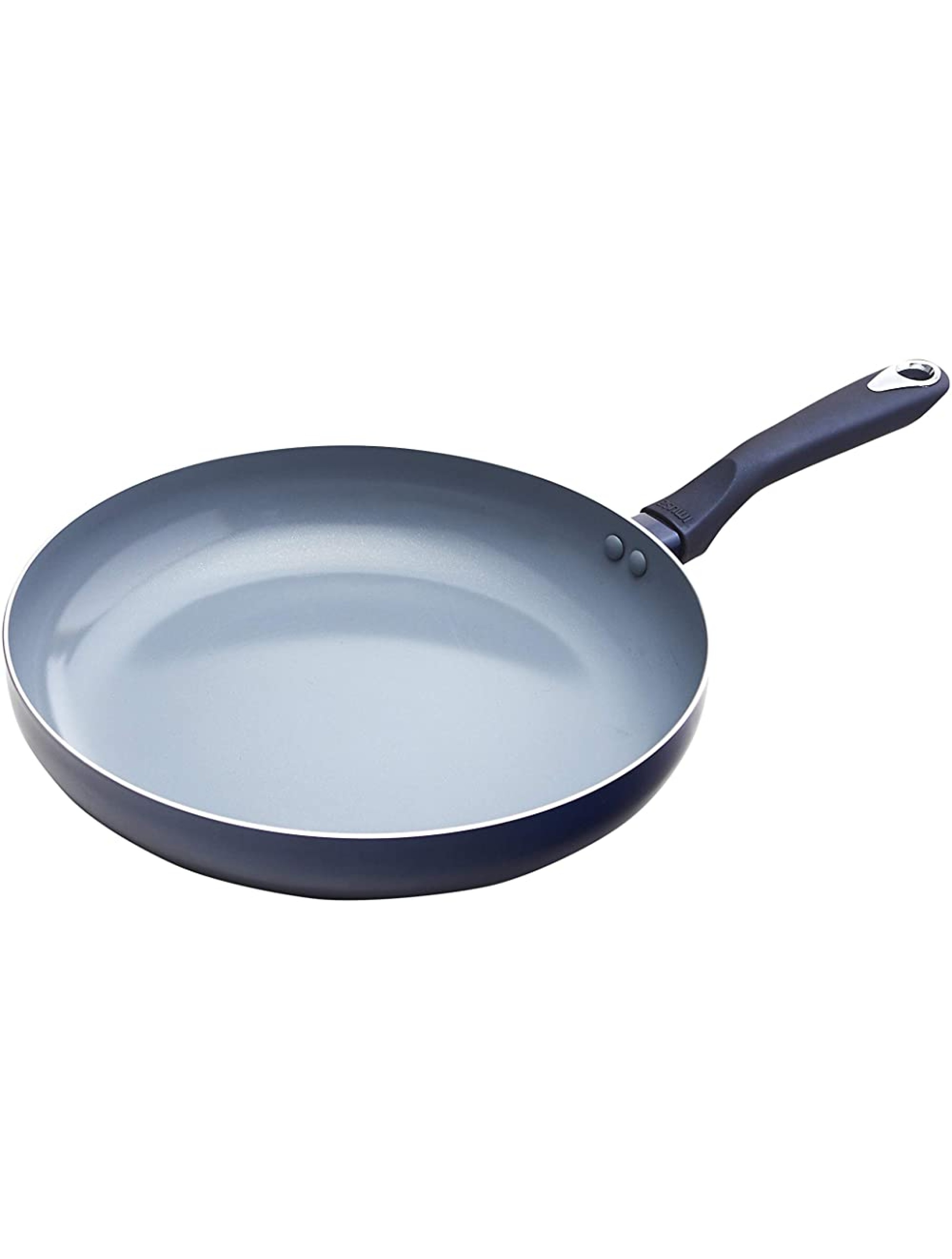 IMUSA USA Blue Ceramic Fry Pan with Soft Touch Handle 12 Inch 12 - BNIQ6M4Z6