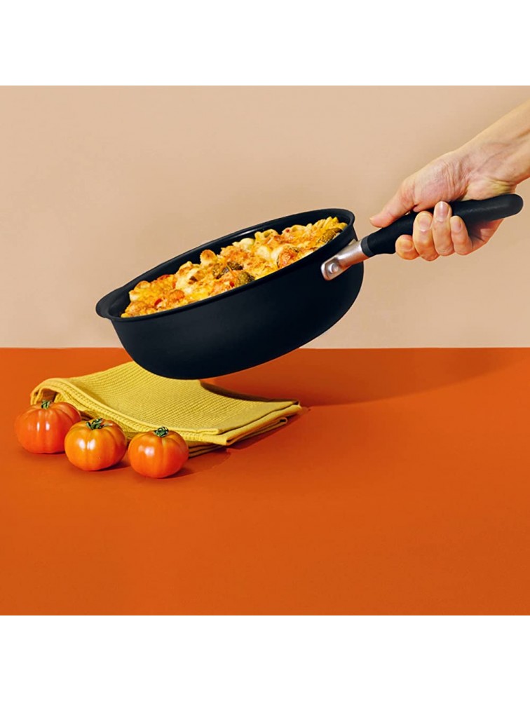 Meyer Accent Series Hard Anodized Nonstick Chef Pan with Helper Handle 4.5 Quart - BSAJKNHNQ