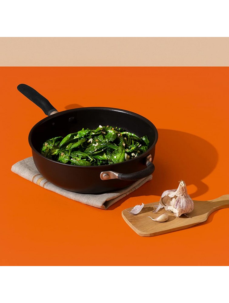 Meyer Accent Series Hard Anodized Nonstick Chef Pan with Helper Handle 4.5 Quart - BSAJKNHNQ