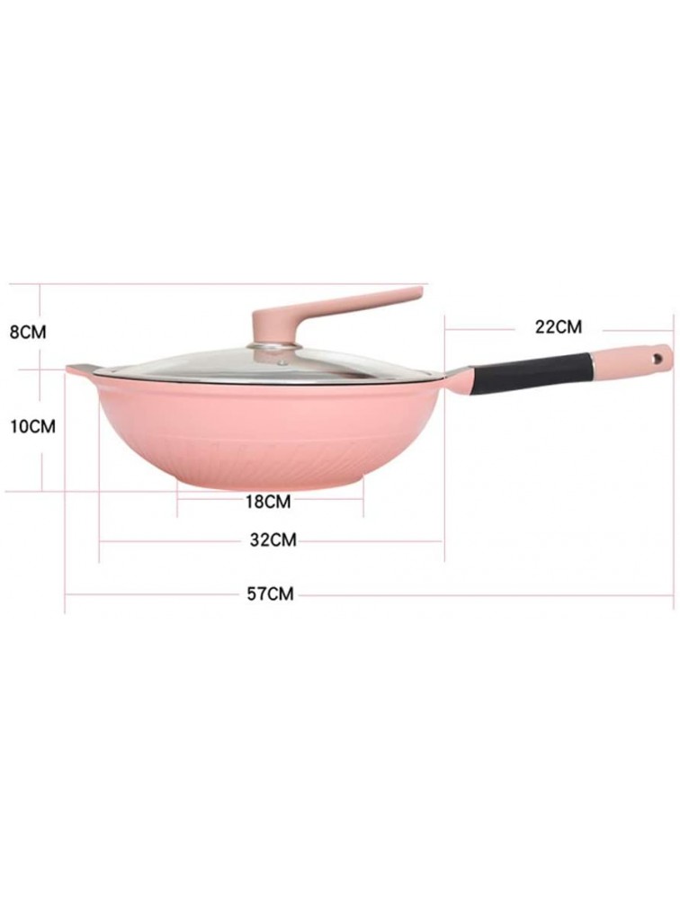 Pan Nonstick Thermo-Spot Heat Indicator Dishwasher Safe Inch Fry Pan Cookware Non-Stick Deep Sauté Chef Pan Dishwasher Safe Scratch Resistant with Easy Food Release Interior Silicone Handle and Eve - BCURNBWON