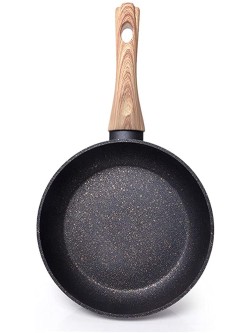 SHUOG Frying Pan 20-24CM BLACK Non-stick Coating Aluminium Fit For Gas Induction Cooker Chef's Pans Sheet Size : 24cm - BQ9ECQ8VR