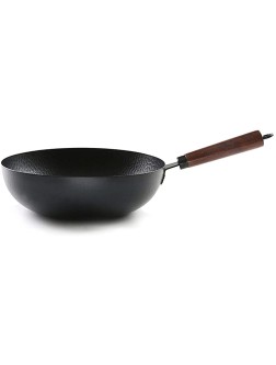 SHUOG Frying Pan 34cm Cast Iron Cauldron Wok Non-stick Skillet Wok Pan Bread Pizza Egg Pan Gas Stove Pancake Pan Fit For Home Cooking Pan Chef's Pans Color : 32cm-1 - BRXX45K9Y
