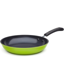 8" Green Earth Frying Pan by Ozeri with Textured Ceramic Non-Stick Coating from Germany 100% PTFE PFOA and APEO Free - BLYESXTII
