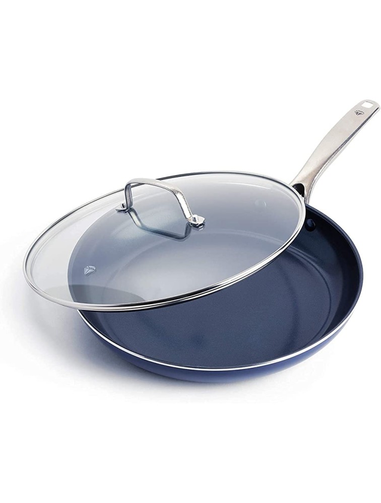 Blue Diamond Cookware Ceramic Nonstick Frying Pan with Lid 12" 2021 Limited Edition - BUT52BFBG