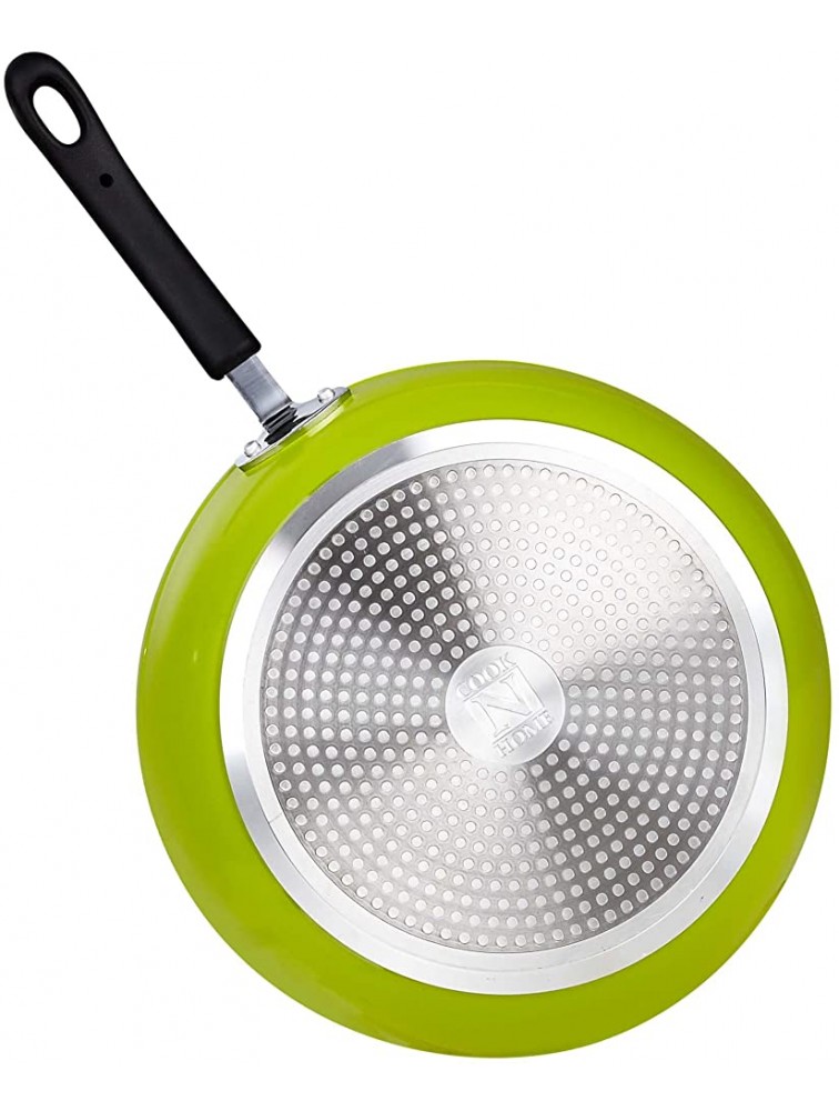 Cook N Home Saute Fry Pan 12-inch Green - BR43CUXTP