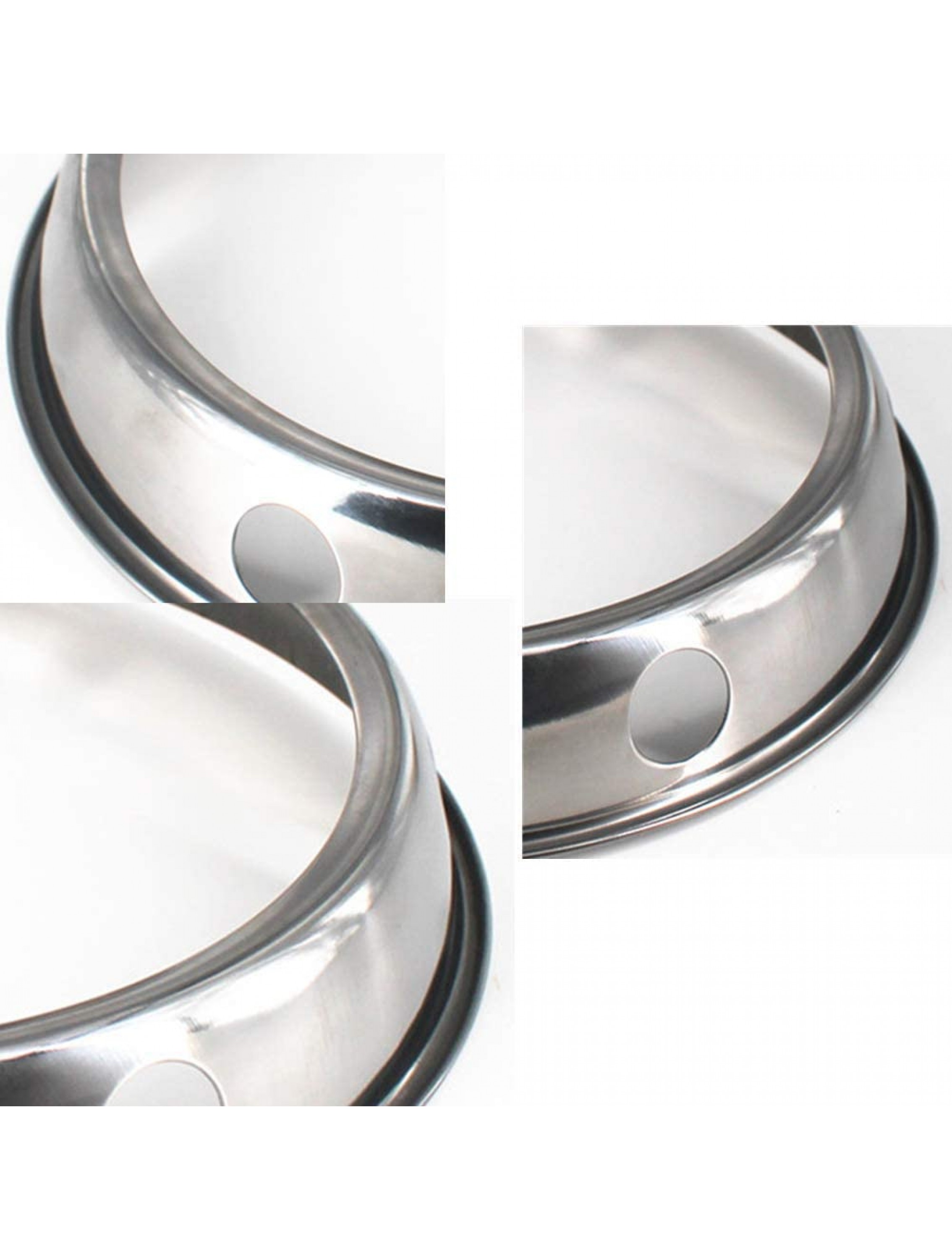 Stainless Steel Wok Ring Wok Rack 7¾-Inch and 9¾-Inch Reversible Size - BCN1ENIGK