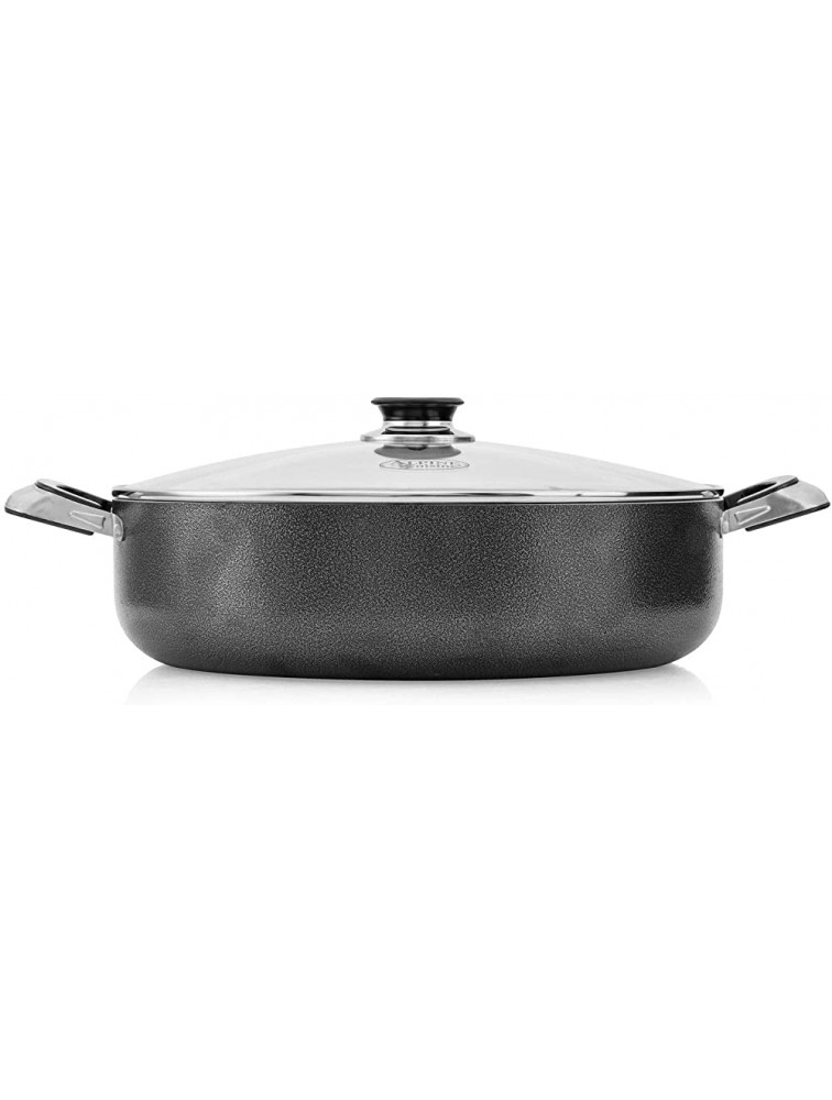 Aramco Alpine Cuisine Aluminum Non-Stick Coating Cooking Pot 12 quart Gray,AI17900 - BPNW2UWED