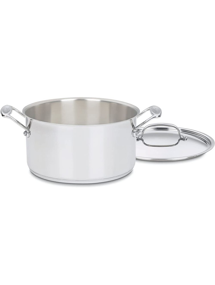 Cuisinart 744-24 Chef's Classic Stainless Stockpot with Cover 6-Quart,Silver - BJ7DHFBKW