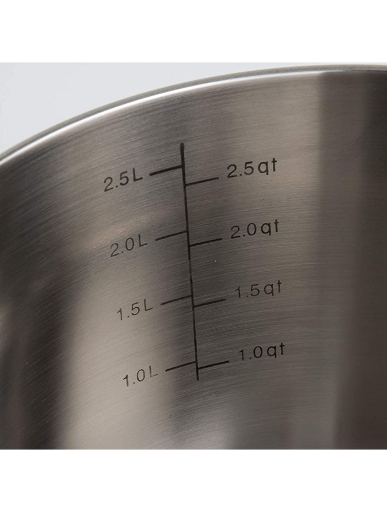 Viking Contemporary 3-Ply Stainless Steel Soup Pot 3.4 quart Silver - BS3DRQ704