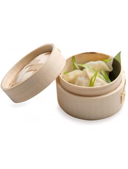 2 Ounce Mini Bamboo Steamers 100 Compostable Bamboo Dim Sum Steamers Biodegradable With Lid Natural Bamboo Dumpling Steamers Bamboo Mini For Parties Or Catering Restaurantware - BYVNDRAVZ