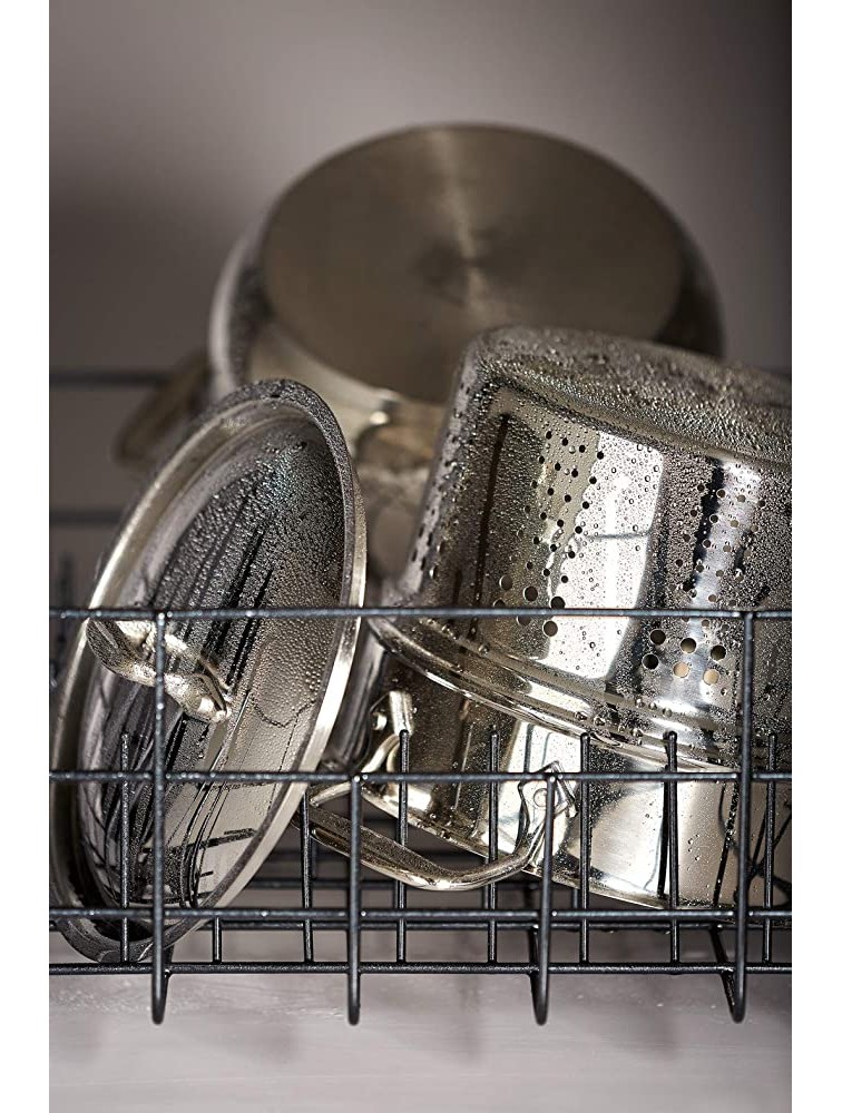 All-Clad 4703-ST Stainless Steel Dishwasher Safe Universal Steamer Insert Cookware 3-Quart Silver - - BM7TCJ0XR
