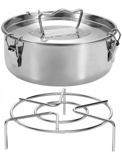 Flan Mold  Stainless Steel Flan Pan Mold with Lid62 oz Compatible with Instant Pot 6 qt [3qt 8qt avail] Flanera Flan Maker Quesillera Molde Para Flan Flaneras Moldes Con Tapa - BQCSH1MHT
