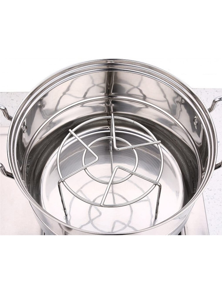 Guestway Pressure Cooker Trivet Pot Pan Cooking Stand Food Vegetable Crab Tall Wire Heavy Duty Stainless Steel Steaming Rack Cookware Higher Silver - B0IYRS8BO