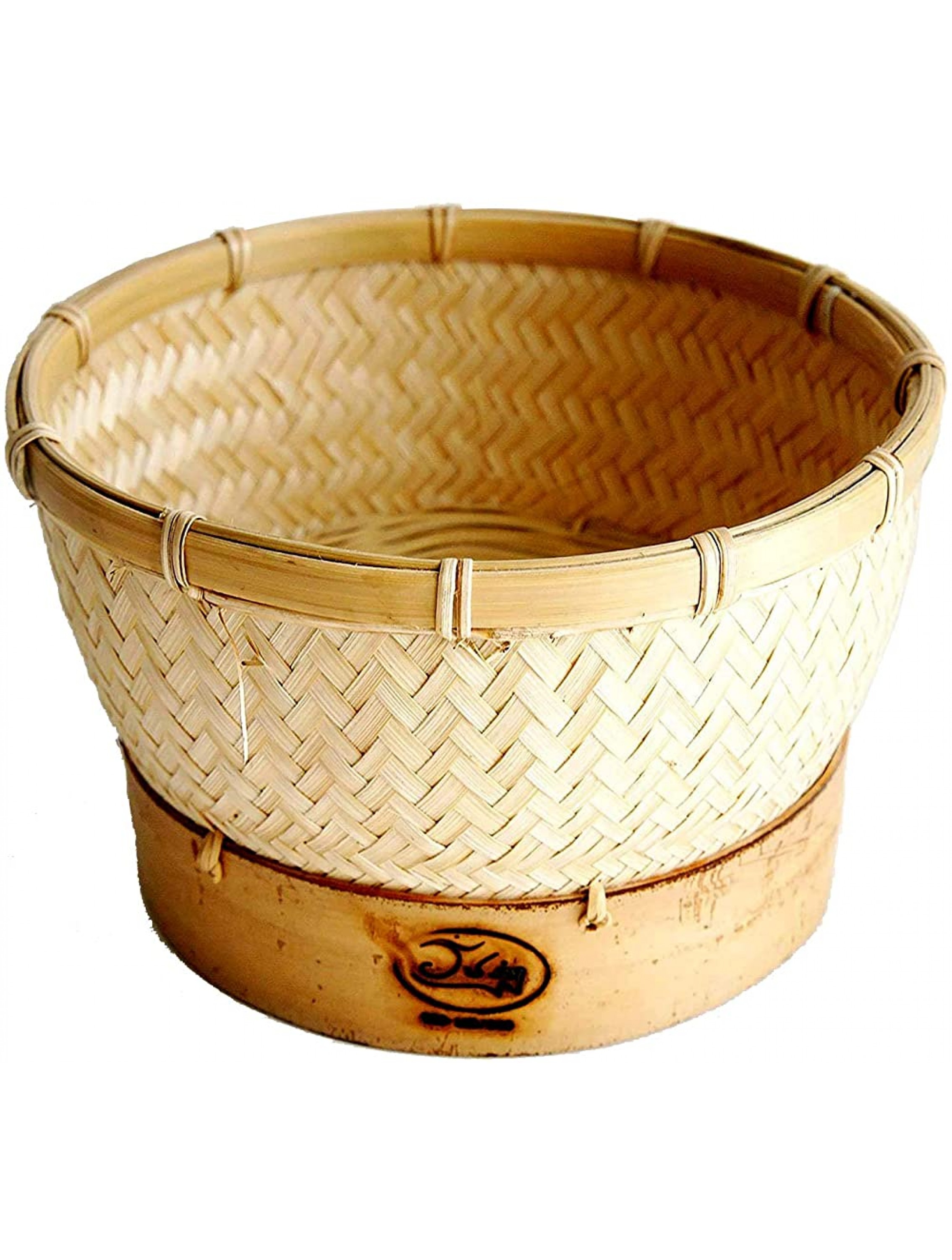 Inner Sticky Rice Steamer Cooking Bamboo Basket for Insert in Rice Cooker Basket Diameter 7. - BKSFORBWO