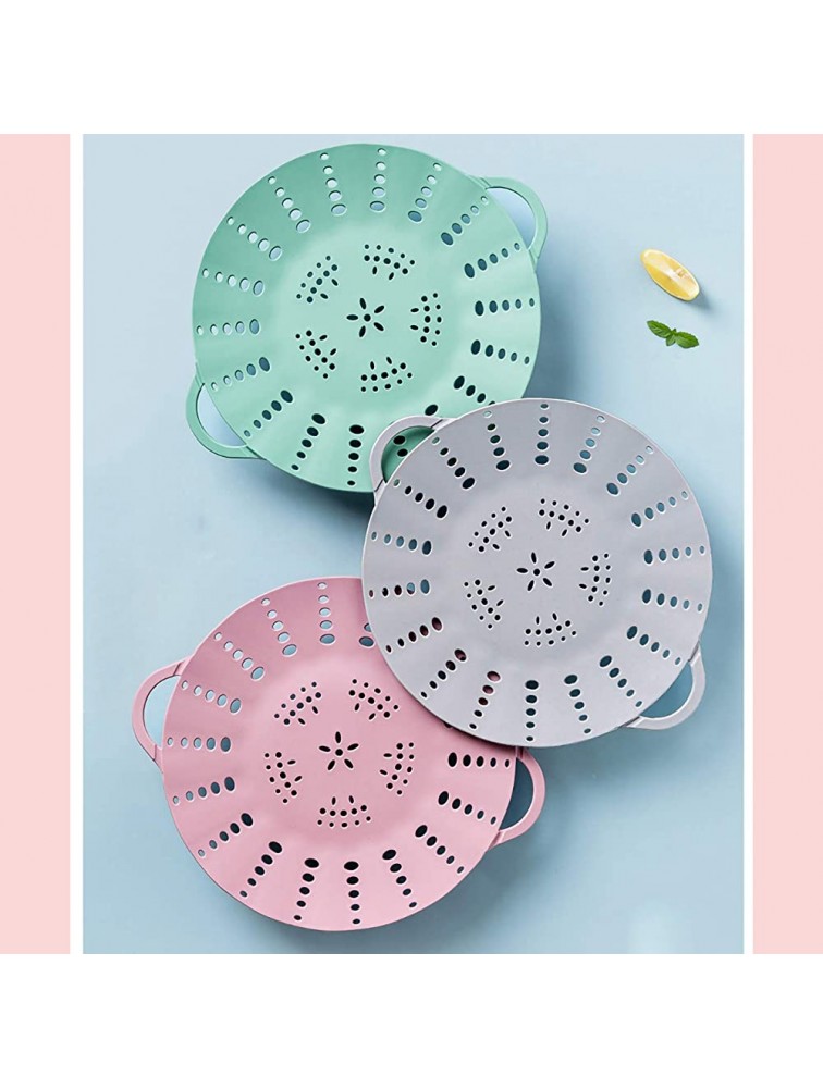 MANO Silicone Steamer Baskets for Instant Pot Foldable Steam Rack Compatible with 6 Qt and 8 Qt Cooking Pots,grey - BBSDKBS5F