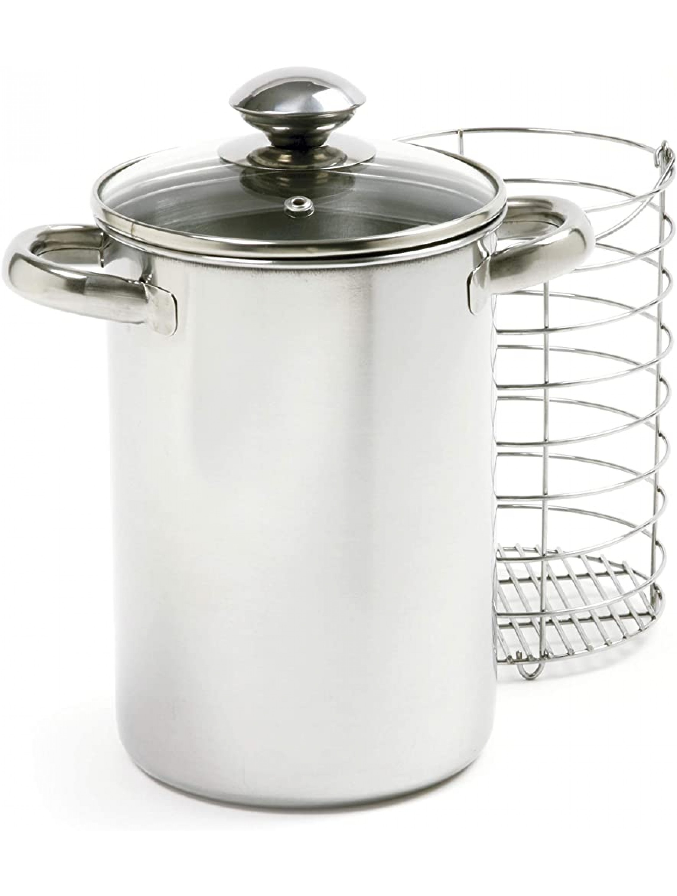 Norpro 573 Stainless Steel Vertical Cooker Steamer 3 Piece Set 10in 25.5cm as shown - BKBIES5BF