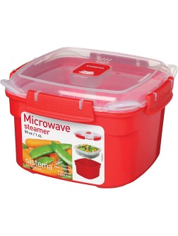 Sistema Microwave Collection Steamer Small 50 oz. 1.4 L Red - BY2EI4NFF