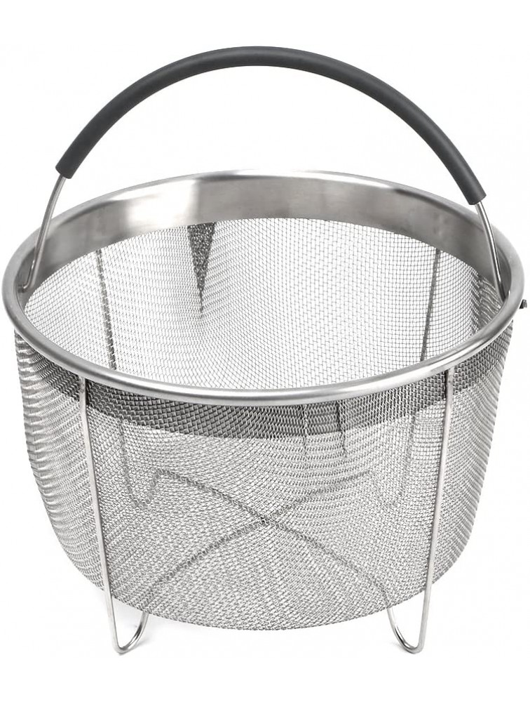 Stainless Steel Steamer Basket with handle for Instant Pot Accessories 6qt 8qt Pressure Cooker Made by Kaviatek - BWXSSTOP2