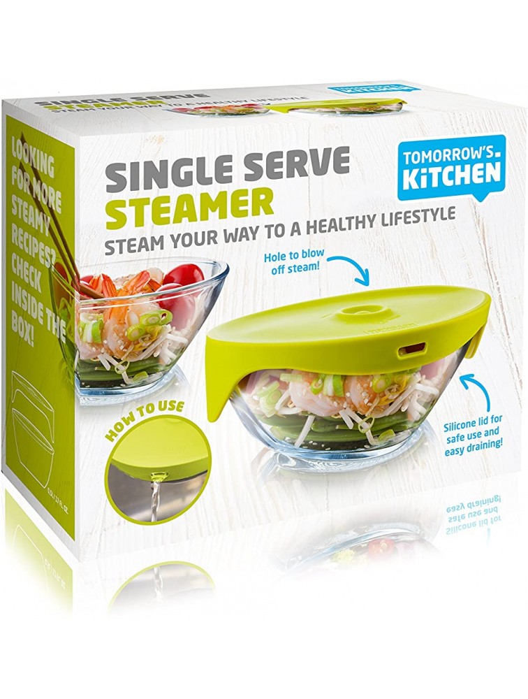 Tomorrow's Kitchen Single Serve Steamer 17 oz Green - B5G47Q1EF