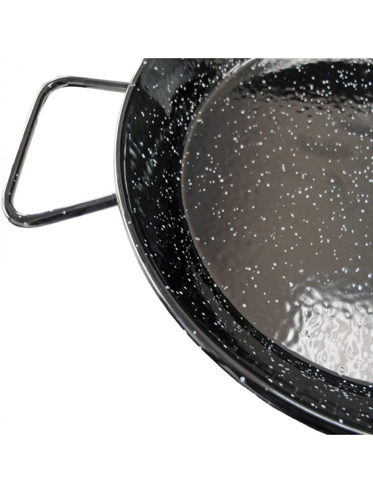 La Ideal Polished Steel Paella Pan 27 1 2-Inch Gray Red - BHTY8A9PZ