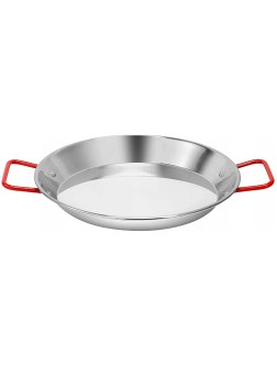 Paella Pan Stainless Steel Non Stick Paella Pan Large Capacity Humanized Wide Ear Design With Handles Cooking Anti Scald,For Home Kitchen Restaurant Carbon Steel Skilletsize:28cm - BAUZ6ZLIW