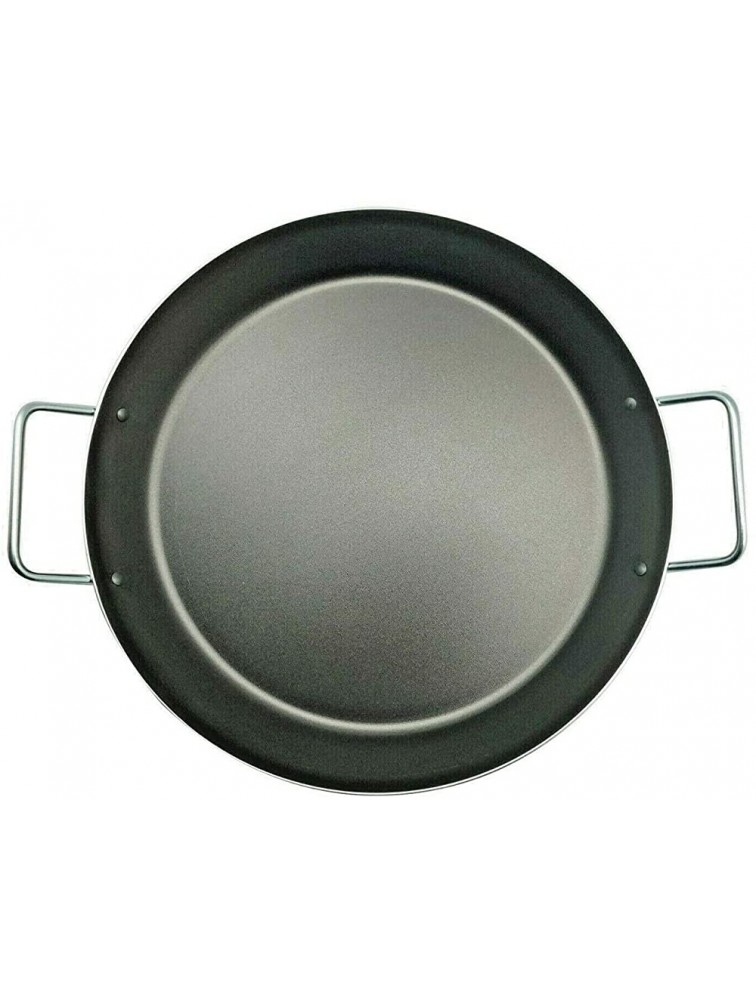 Thaweesuk Shop New Black 18.1 Non Stick Aluminum Paella Pan Burner Fry Home Kitchen of Set - BM03WKF6Q