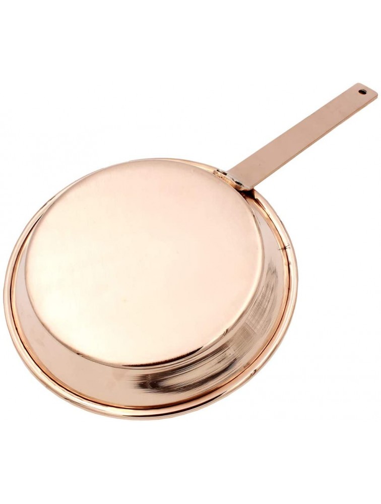 Traditional Copper Frying Pan Paella Pan Paellera With Handle Made In Portugal 12.5 Diameter - BS3IOHJ22