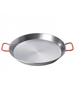 Winco CSPP-23 23-5 8" Paella Pan Polished Carbon Steel Spanish Mediterranean Food Fry Pan Spanish Frying Pan with Handles - BFR4E5Q4A