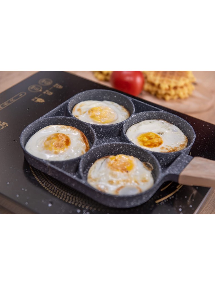 Aluminum 4-cup non-stick frying pan suitable for all heat sources - BNKQ0N8AT