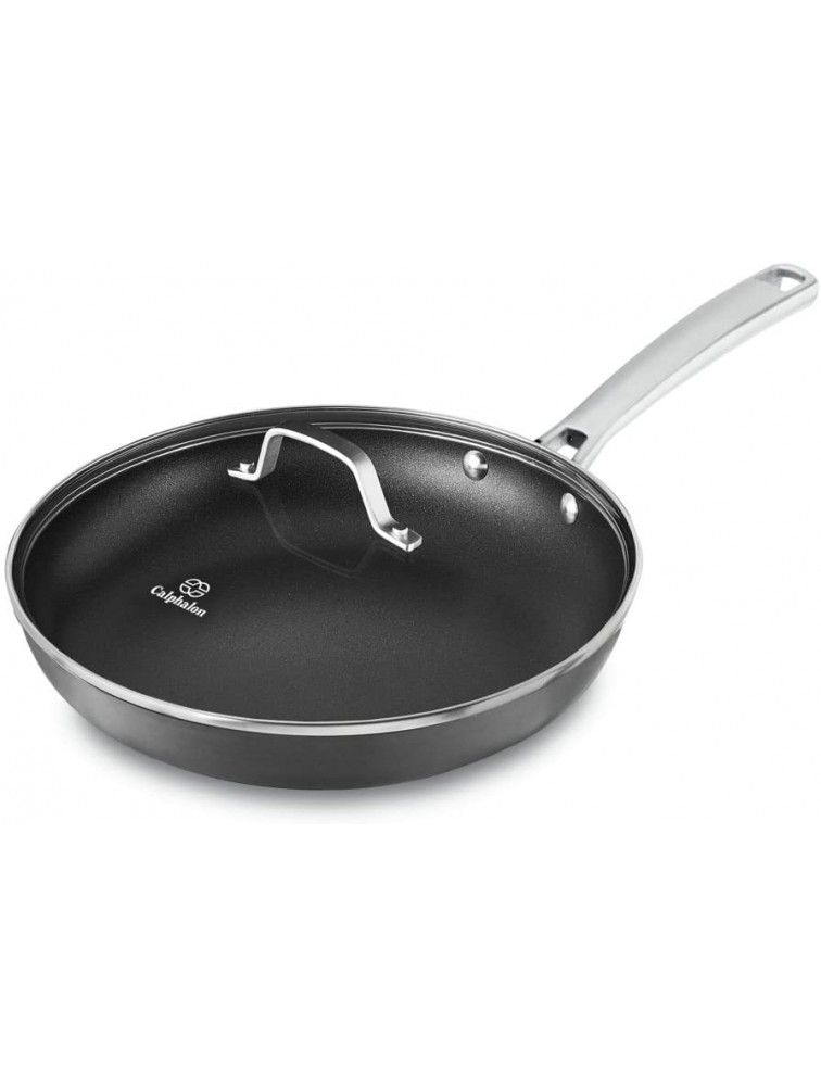 Calphalon 1943286 Classic Nonstick Omelet Fry Pan with Cover 10" Grey - BA41FL880