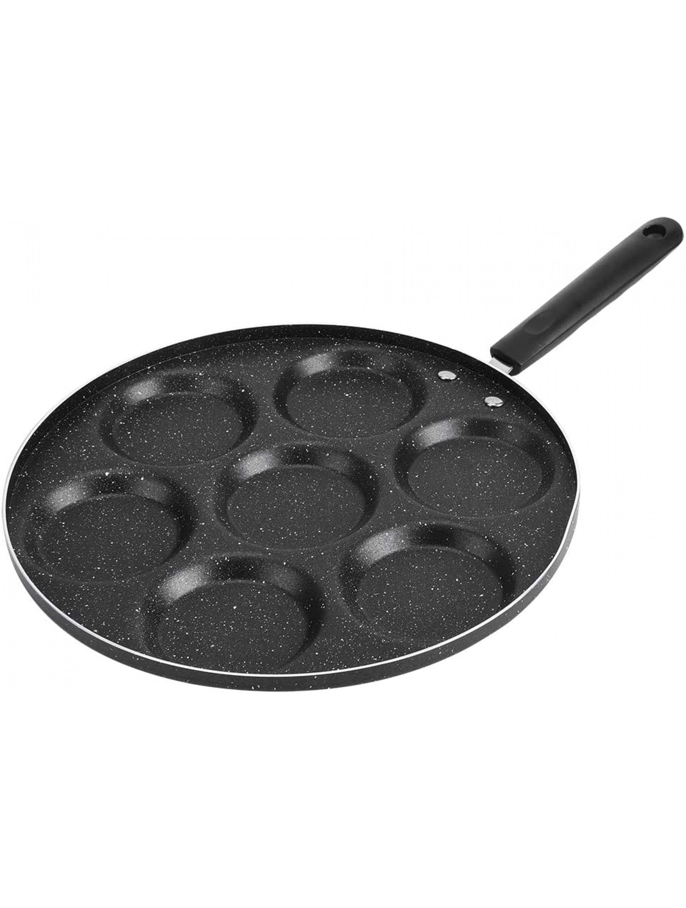 Egg Frying Pan 7-Grid Multi Egg Cooking Pan Non Sticking Plett Pan for Restaurant Hotel Household Kitchen Use - BX1SF0QQ7