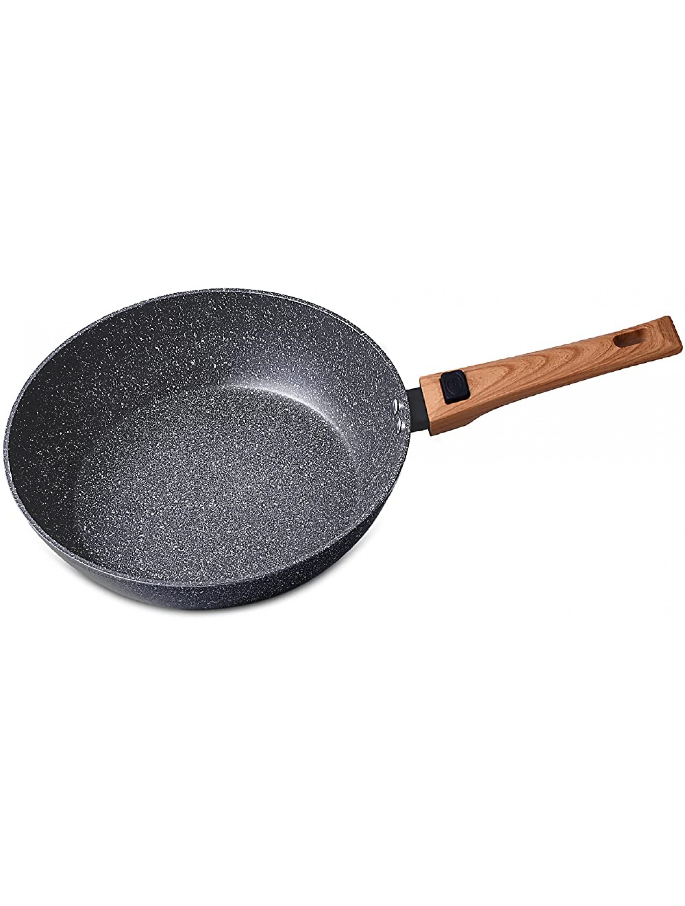 Muyrico Frying Pan Skillet Non Sticking Frying Pans for Cooking Granite Coated Pans with Detachable Handle ，induction Compatible PFOA Free（10 Inch） - BW9OQ0WFG