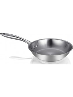 Ozeri 8" Stainless Steel Earth Pan 100% PTFE-Free Restaurant Edition Stainless Interior - BJJ5BJ40L
