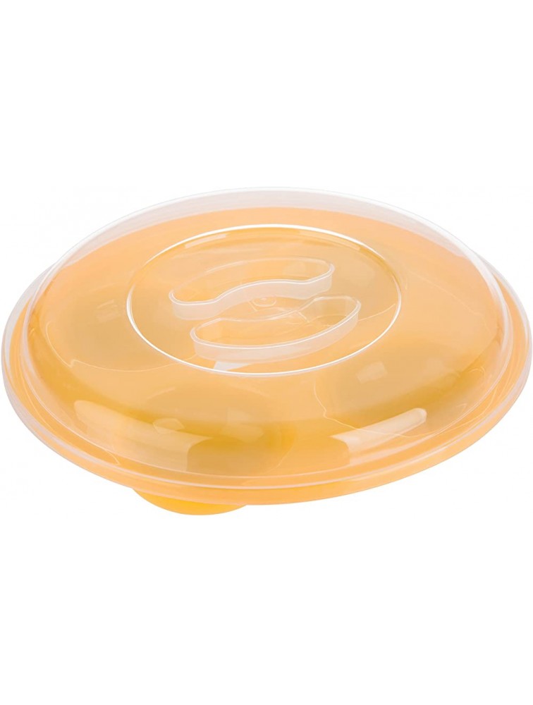 Prep Solutions by Progressive Microwave 4 Egg Poacher Yellow Easy-To-Use Low-Calorie Breakfasts Lunches And Dinner Dishwasher Safe - B603BCLAY