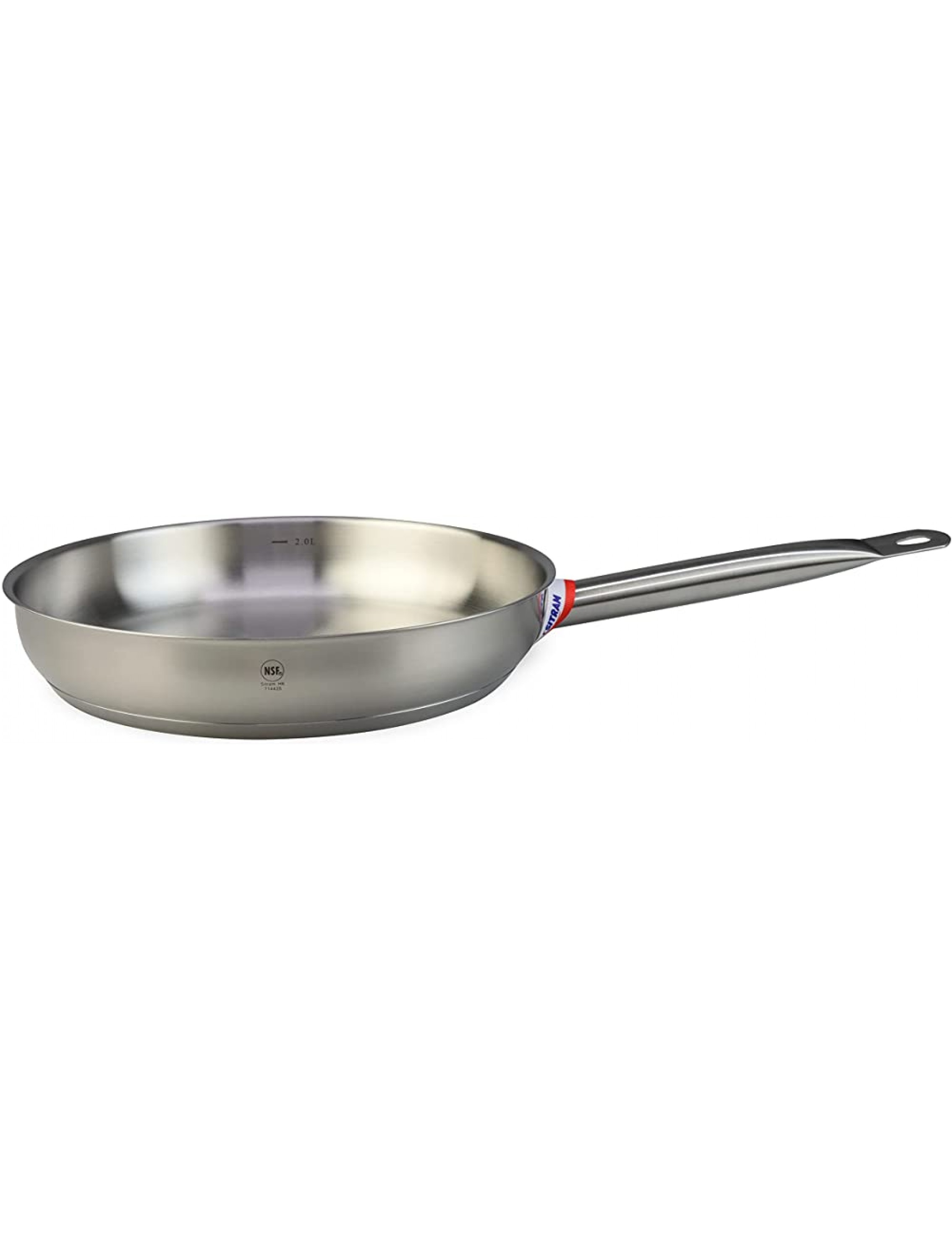 Sitram 28 cm 11.02 in Open Fry Pan suitable for all stove tops including induction Stainless Steel 11 Inch 714425 - BULZCBPWV