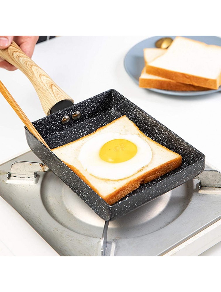 Yarlung Tamagoyaki Japanese Omelette Pan Non-stick Coating Rectangle Frying Egg Pan Grey - BA11BCAVG