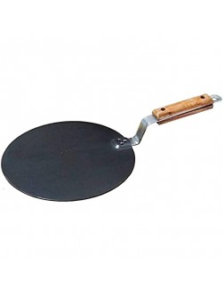 12" Flat Iron Tava for Dosa Making Roti Making with Handle India Style Cooking Pan - B9WCHIR01