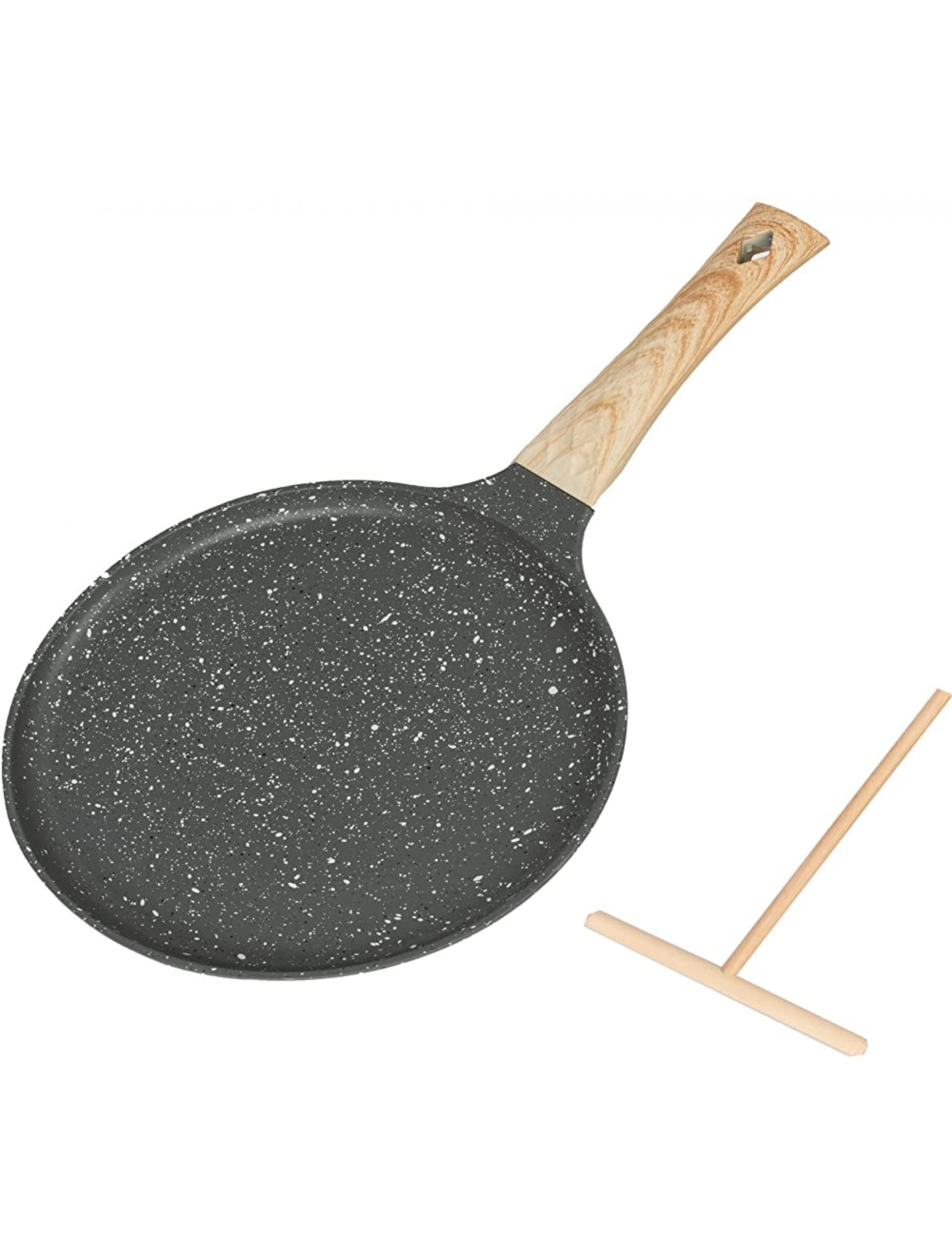 9.5 Inch Nonstick Crepe Pan with Spreader Induction Compatible PFOA & PTFEs Free - BZ95J044K