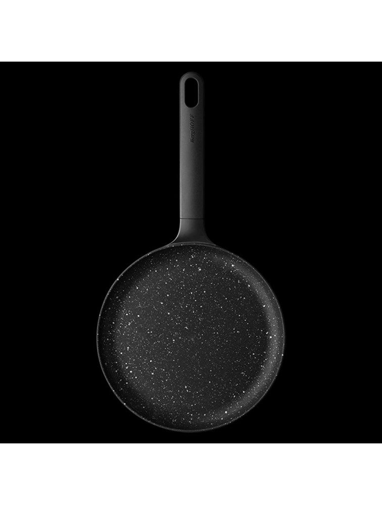 Berghoff GEM Non-Stick Cast Aluminum Pancake Pan 10 0.53 qt. Black Ferno-Green PFOA Free Coating Stay-Cool Handle Hanging Loop Induction Cooktop Fast Heating Cold Grip System - B2ZDX27HO