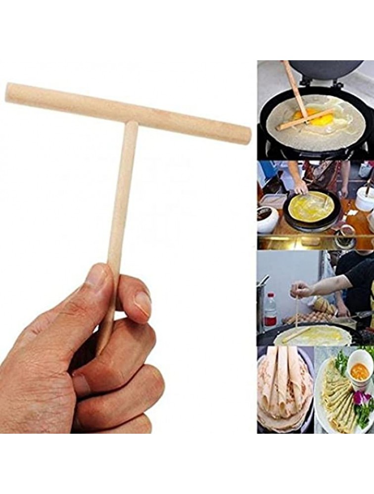 Crepe Maker Pancake Batter Wooden Spreader Stick Home Kitchen Tool Kit DIY zsjhtc - BLTCEKLEV
