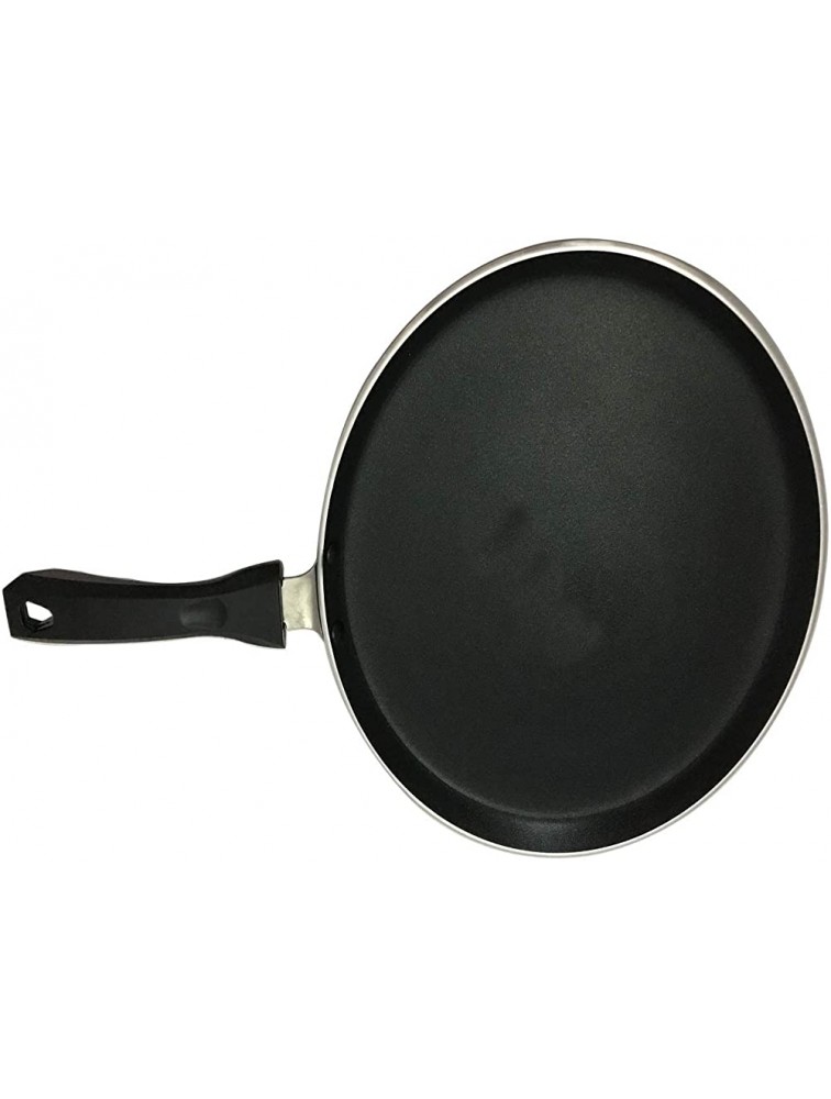 Dosa Pan Nonstick Dosa Tava Griddle Dosa Pan Fry Pan Easy To cook Indian style Cookware with handle Pizza Crepe Pan Dosa Roti Tawa Budare Aluminum Non-stick Dosa Tawa4mm - B9OMHFDC2