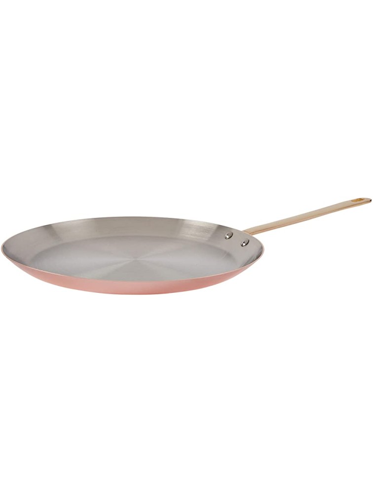 Mauviel Made In France M'Heritage Copper M150B 12-Inch Crepe Frying Pan with Bronze Handle - BOKGN4O28