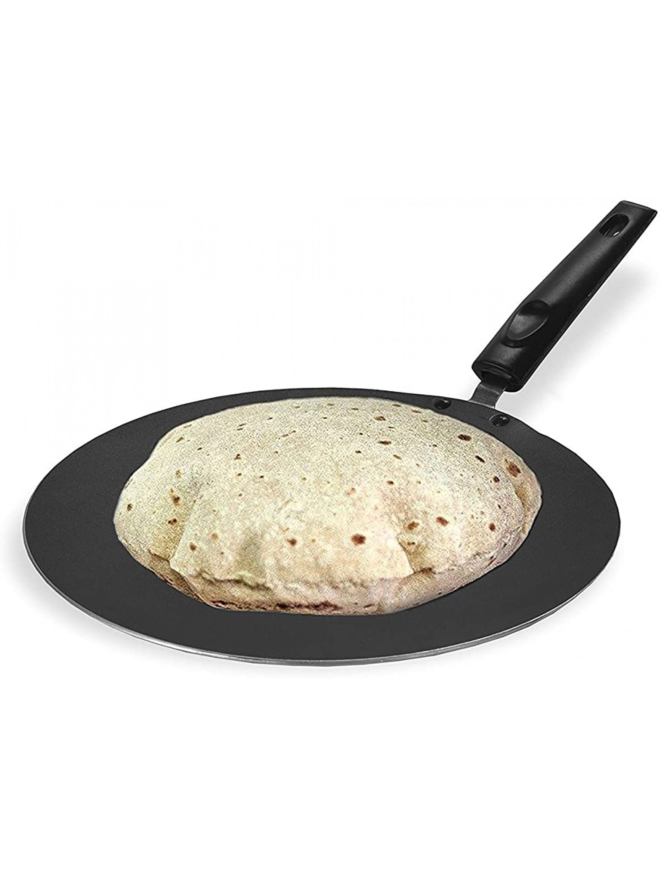 Non-Stick Chapati Tawa Roti Tawa Paratha Tawa Aluminium 2.6 MM Pizza Crepe Pan Aluminium Dosa Tawa Griddle Tawa Cooking Utensil Cookware 275MM - BYYH6M96J