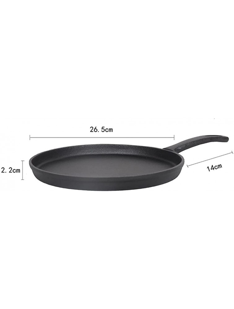Pots&Pans 26cm Thickened Cast Iron Non-stick Frying Pan Layer-cake Cake Pancake Crepe Maker Flat Pan Griddle Breakfast Omelet Baking Pans Home & Kitchen Color : B - B2Z983KU3