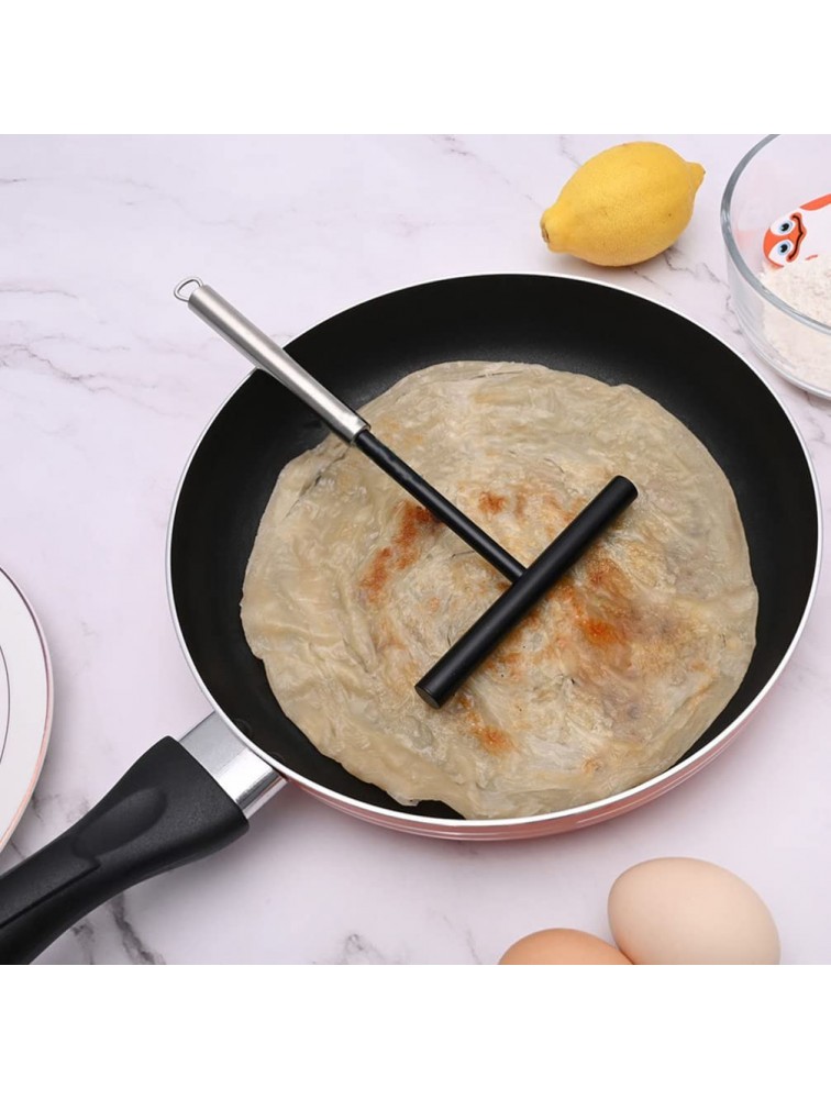 T Shape Crepe Batter Spreader: Pancake Spreader Dough Scraper Stick Crepe Pan Maker for Flat Tortilla Roti Galettes Kitchen Tool - BU188BJCA