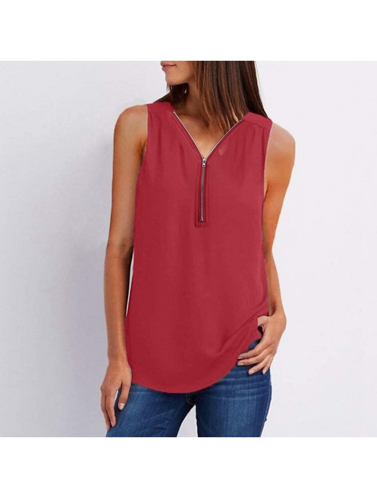Tank top for Women 23 Crop Casual Short Sleeve Ladies Sports Chest Deep Tie V Drawstring Vest No Pad one Pieces Exercise Sauna Lady Keyhole Belt Running Slim Round Ruffle Comfort high a - BN36DPJNZ