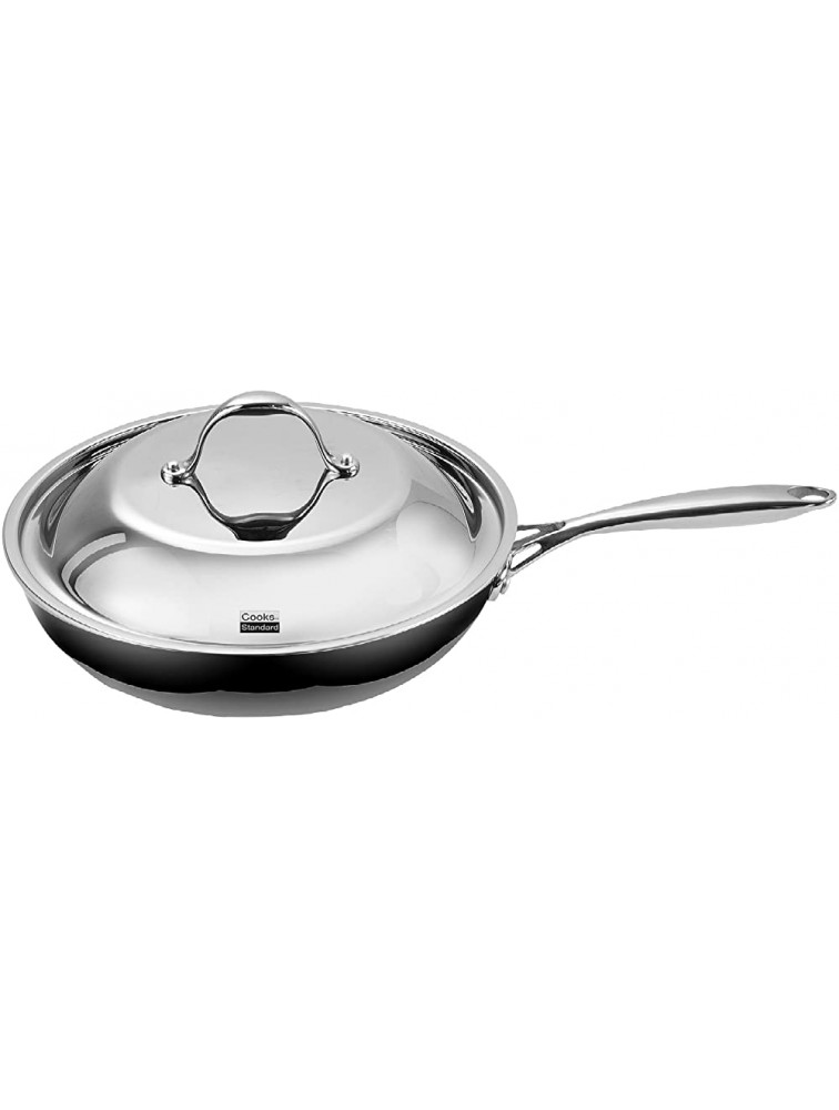 Cooks Standard Multi-Ply Clad Stainless Steel Frying pan 12 with high dome lid Silver - BCQA8T25J