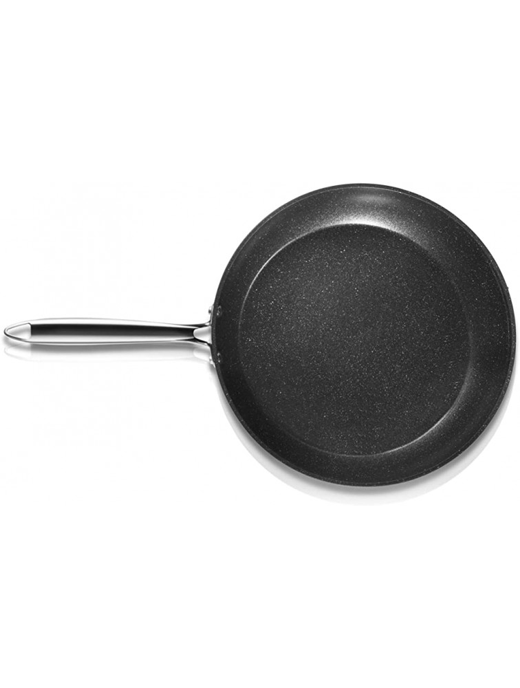 Granitestone 12 Nonstick Frying Pan Cookware No-warp Dishwasher-safe Oven-safe Skillet Mineral-enforced Fry Pans 100% PFOA-Free with Stay Cool Handle As Seen On TV Black - B650E0K2V